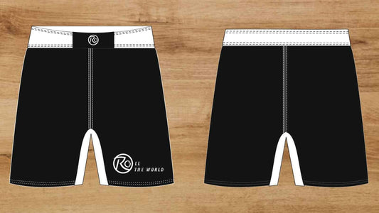 Men's Black Fight Shorts #002