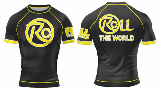 Women's RTW Rash Guard #009 - Classic Black and Yella