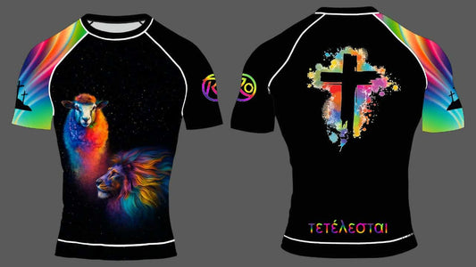 Youth RTW Rash Guard #011 - The Lion and The Lamb