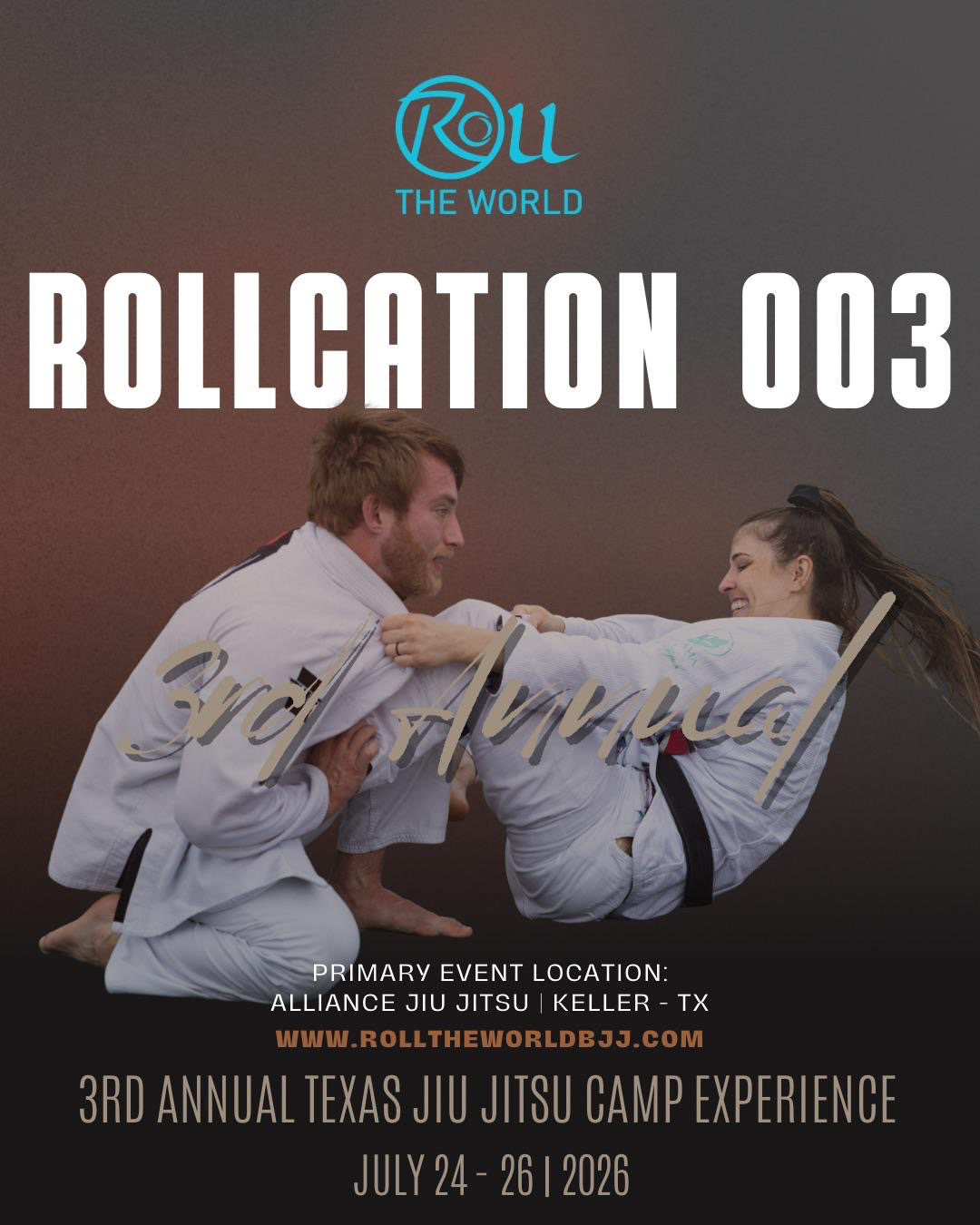 3rd Annual Texas BJJ Camp 🌊 Rollcation 003 | July 24-26